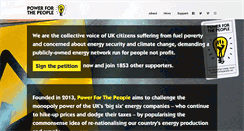 Desktop Screenshot of powerforthepeople.org